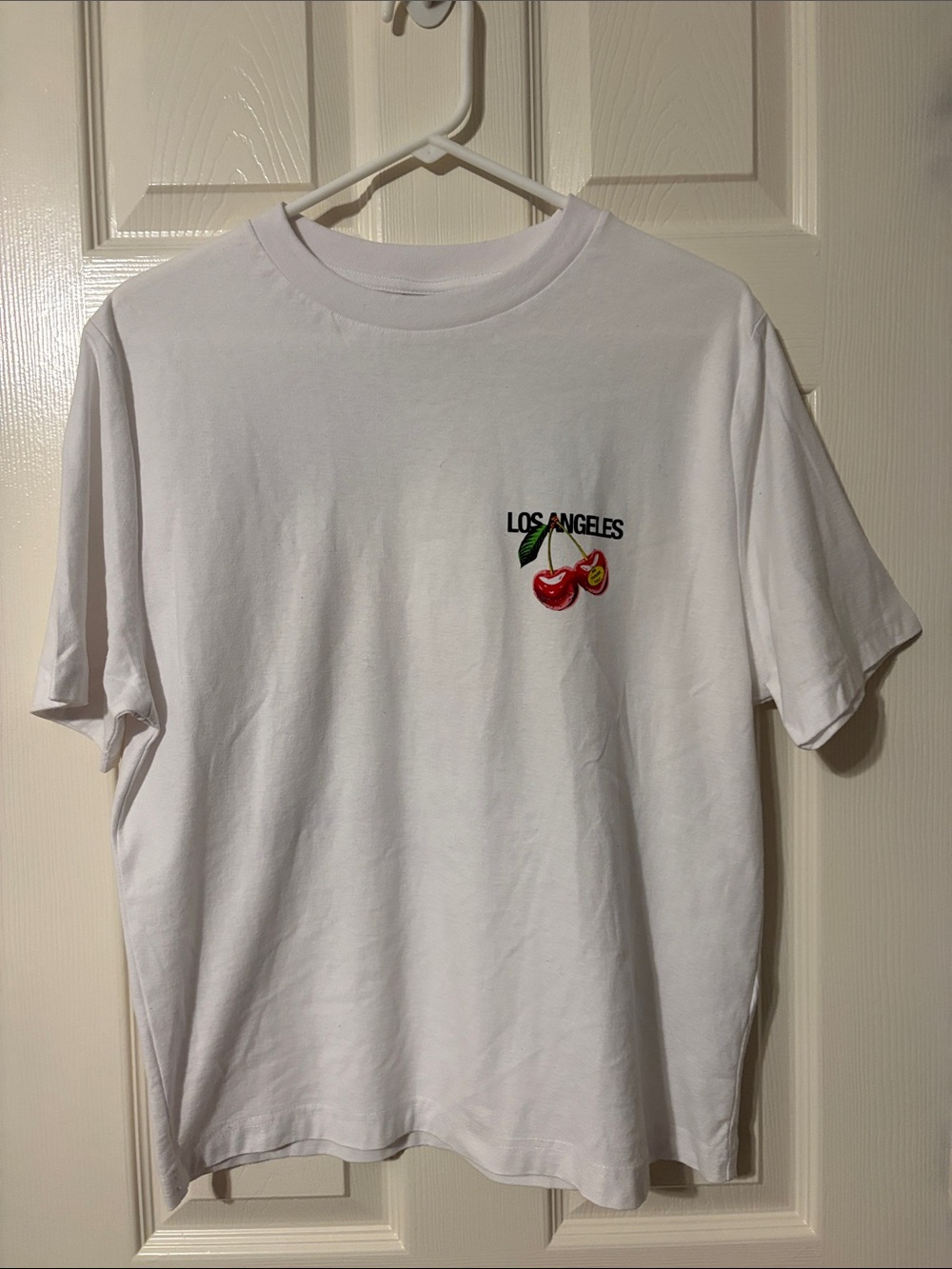 Cotton On White Los Angeles Cherry Graphic Tee